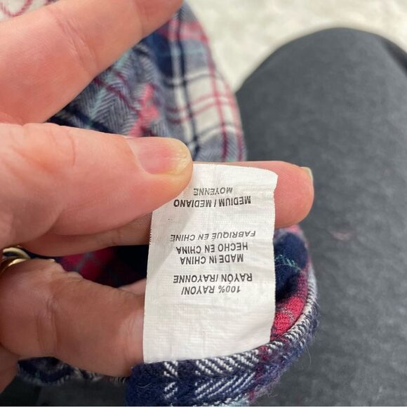 Rails Red Blue Maddox Plaid Flannel Button Down Top - Picture 10 of 11